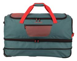 Travelite Basics Wheeled duffle L exp Green/orange