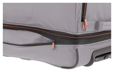 Travelite Basics Wheeled duffle L Grey/green taška