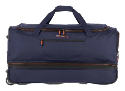 Travelite Basics Wheeled duffle L Navy/orange taška