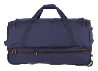 Travelite Basics Wheeled duffle L Navy/orange taška