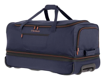 Travelite Basics Wheeled duffle L Navy/orange taška