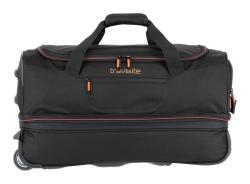Travelite Basics Wheeled duffle S Black/orange taška