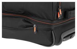 Travelite Basics Wheeled duffle S Black/orange taška