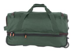 Travelite Basics Wheeled duffle S Dark green taška