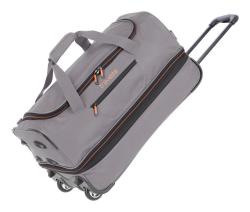 Travelite Basics Wheeled duffle S Grey/green taška