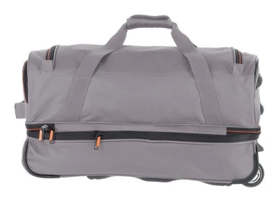 Travelite Basics Wheeled duffle S Grey/green taška
