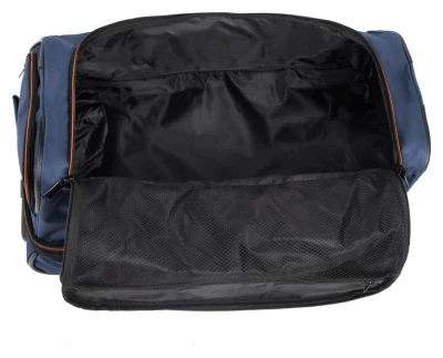 Travelite Basics Wheeled duffle S Navy/orange taška