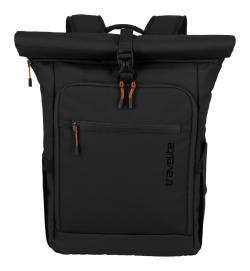Travelite Briize Backpack M Roll-Up Black batoh