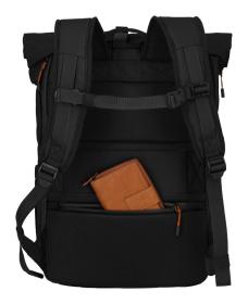 Travelite Briize Backpack M Roll-Up Black batoh