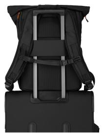 Travelite Briize Backpack M Roll-Up Black batoh