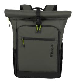 Travelite Briize Backpack M Roll-Up Khaki batoh