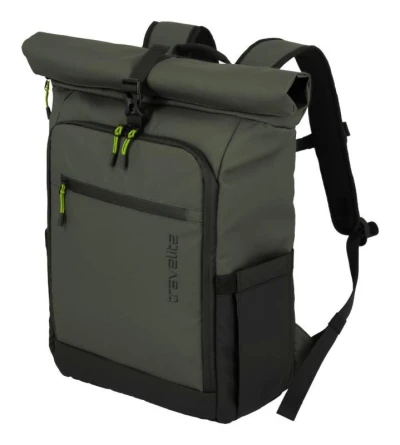 Travelite Briize Backpack M Roll-Up Khaki batoh