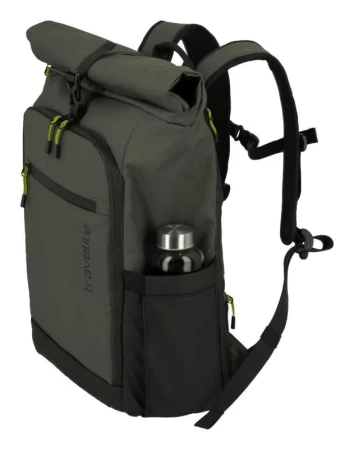 Travelite Briize Backpack M Roll-Up Khaki batoh