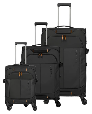 Travelite Briize S, M, L černá sada kufrů