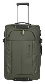 Travelite Briize Wheeled duffle M Khaki + kozmetická taštička zadarmo Travelite Briize Wheeled duffle M Khaki + kozmetická taštička zadarmo