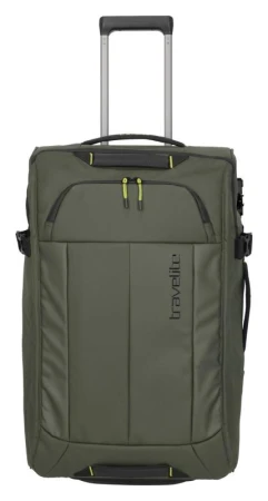 Travelite Briize Wheeled duffle M Khaki + kosmetická taštička zdarma