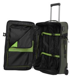 Travelite Briize Wheeled duffle M Khaki + kosmetická taštička zdarma