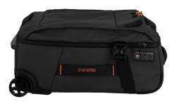 Travelite Briize Wheeled duffle S Black + kosmetická taštička zdarma