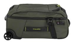 Travelite Briize Wheeled duffle S Khaki + kosmetická taštička zdarma