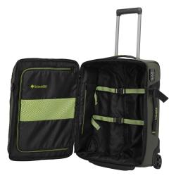 Travelite Briize Wheeled duffle S Khaki + kosmetická taštička zdarma