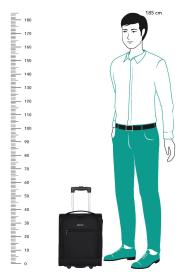 Travelite Cabin 2w Underseater Black kufr