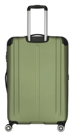 Travelite City 4w L Green kufr + kosmetická taštička zdarma