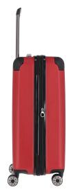 Travelite City 4w M Red kufr + jmenovka na kufr