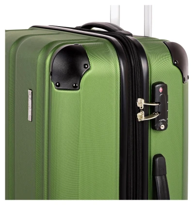 Travelite City 4w S, M, L zelená sada kufrů