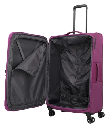 Travelite Corsiica L růžový cestovní kufr