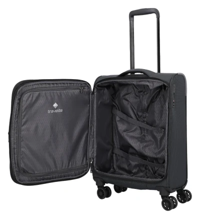 Travelite Corsica S černý kabinový kufr