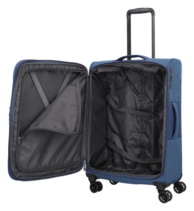 Travelite Corsica S, M, L, BB modrá sada kufrů