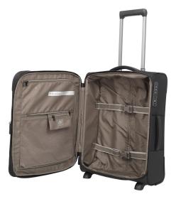 Travelite Crosslite 5.0 2w S exp. Black kufr + kosmetická taštička zdarma