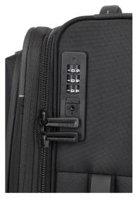 Travelite Crosslite 5.0 2w S exp. Black kufr + kosmetická taštička zdarma