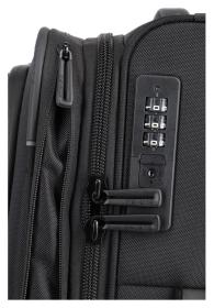 Travelite Crosslite 5.0 2w S exp. Black kufr + kosmetická taštička zdarma