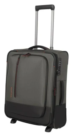 Travelite Crosslite 5.0 2w S exp. Dark Olive kufr + kosmetická taštička zdarma
