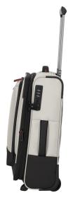 Travelite Crosslite 5.0 2w S exp. White Sand kufr + kosmetická taštička zdarma