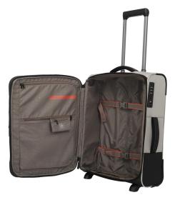 Travelite Crosslite 5.0 2w S exp. White Sand kufr + kosmetická taštička zdarma