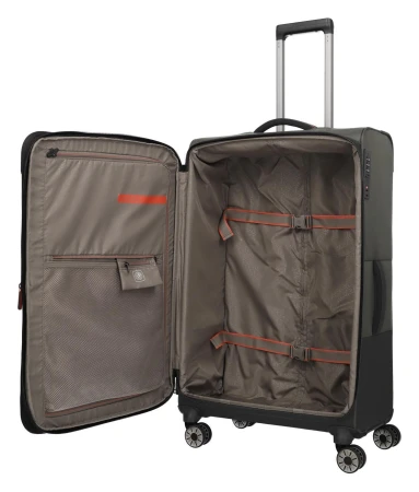 Travelite Crosslite 5.0 L Dark Olive cestovní kufr