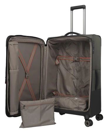 Travelite Crosslite 5.0 L Dark Olive cestovní kufr