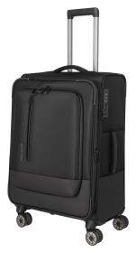 Travelite Crosslite 5.0 M Black kufr + kosmetická taštička zdarma