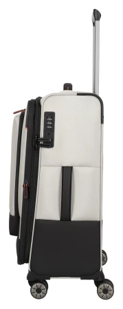 Travelite Crosslite 5.0 M White Sand cestovní kufr