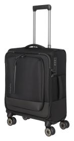 Travelite Crosslite 5.0 S Black kufor + kozmetická taštička zadarmo Travelite Crosslite 5.0 S Black kufor + kozmetická taštička zadarmo