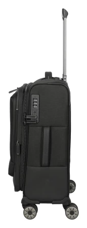 Travelite Crosslite 5.0 S exp. černý kabinový kufr
