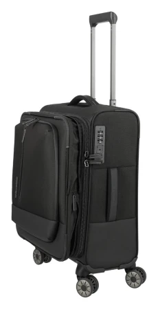 Travelite Crosslite 5.0 S exp. černý kabinový kufr