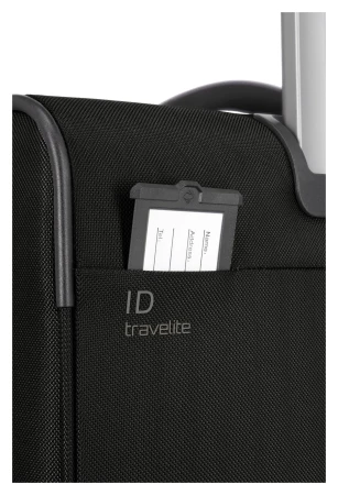 Travelite Crosslite 5.0 S exp. černý kabinový kufr