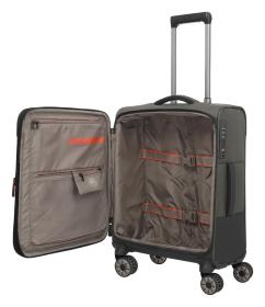 Travelite Crosslite 5.0 S exp. Dark Olive + kosmetická taštička zdarma