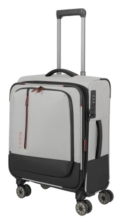 Travelite Crosslite 5.0 S exp. White Sand kabinový kufr