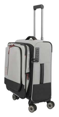 Travelite Crosslite 5.0 S exp. White Sand kabinový kufr