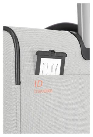 Travelite Crosslite 5.0 S exp. White Sand kabinový kufr