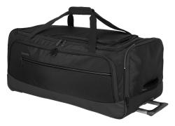 Travelite Crosslite Wheeled Duffle L Black taška + kosmetická taštička zdarma